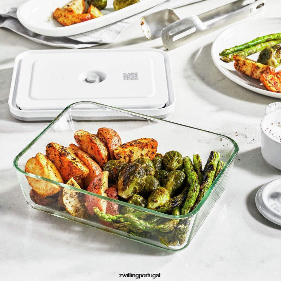 Zwilling cozinha 442PVP449 conjunto inicial de vácuo de vidro fresco e salvo, 32 peças