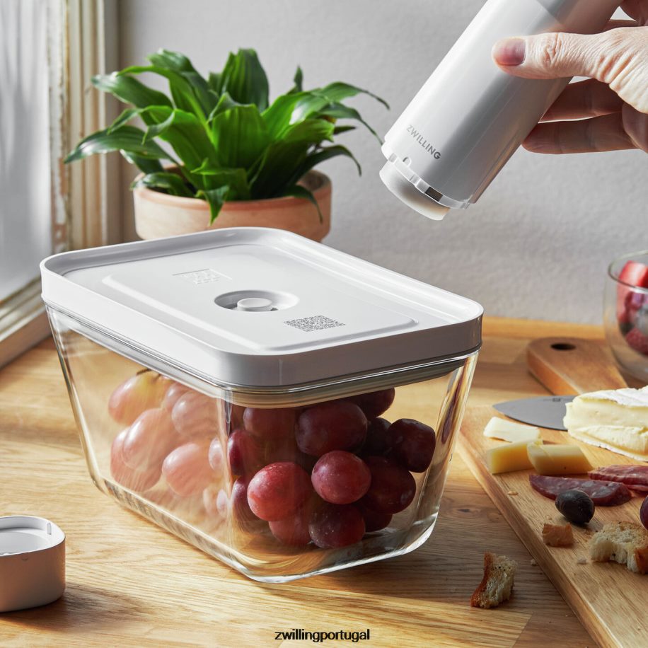 Zwilling cozinha 442PVP449 conjunto inicial de vácuo de vidro fresco e salvo, 32 peças