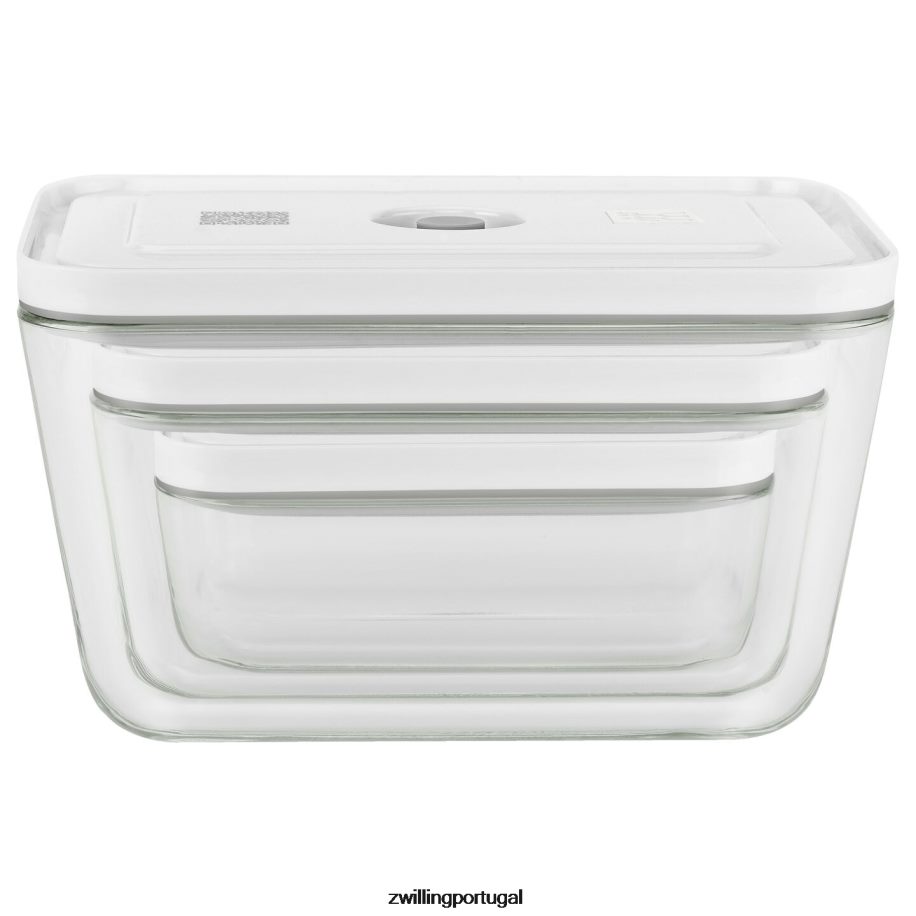 Zwilling cozinha 442PVP451 Conjunto de recipientes a vácuo Fresh & Save s/m/l / 3 unidades, cinza