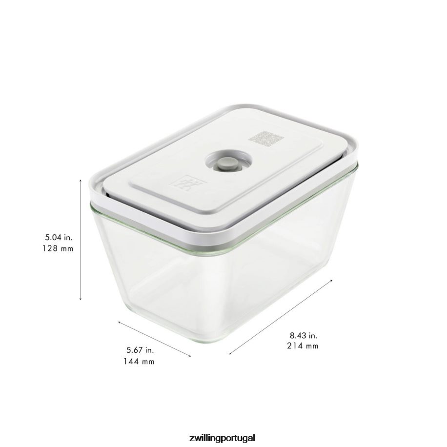 Zwilling cozinha 442PVP451 Conjunto de recipientes a vácuo Fresh & Save s/m/l / 3 unidades, cinza