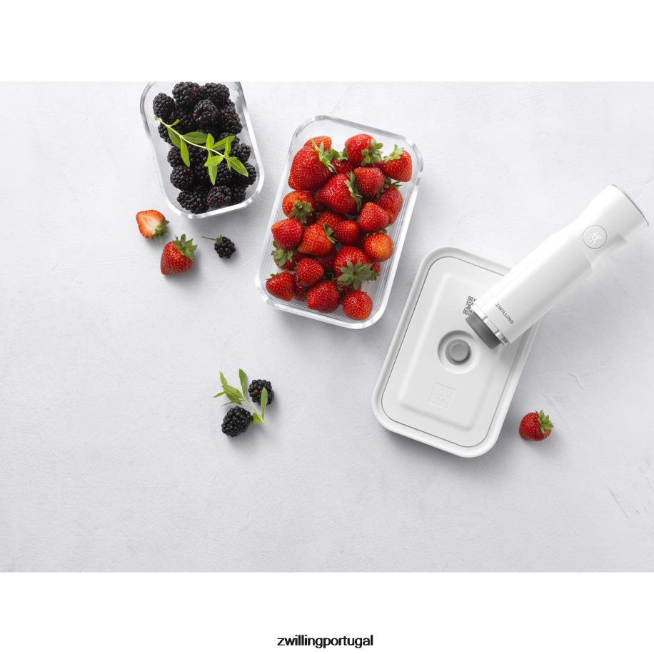 Zwilling cozinha 442PVP451 Conjunto de recipientes a vácuo Fresh & Save s/m/l / 3 unidades, cinza