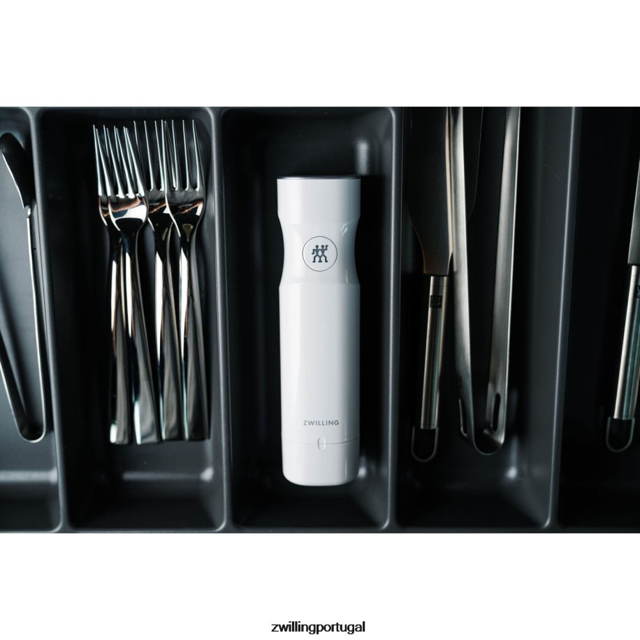 Zwilling cozinha 442PVP452 Bomba de vácuo Fresh & Save com tampa de carregamento, branca