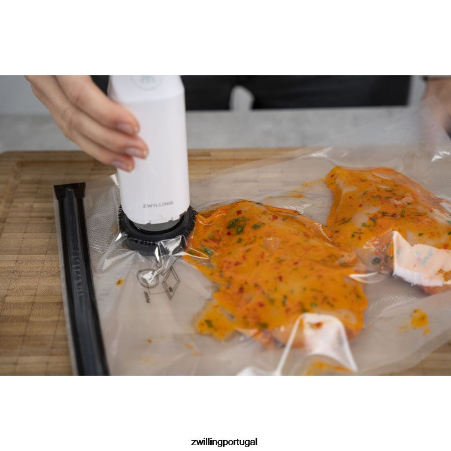 Zwilling cozinha 442PVP453 Conjunto de acessórios para vácuo Fresh & Save, barreira contra líquidos, 6 peças