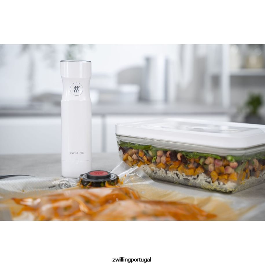 Zwilling cozinha 442PVP453 Conjunto de acessórios para vácuo Fresh & Save, barreira contra líquidos, 6 peças