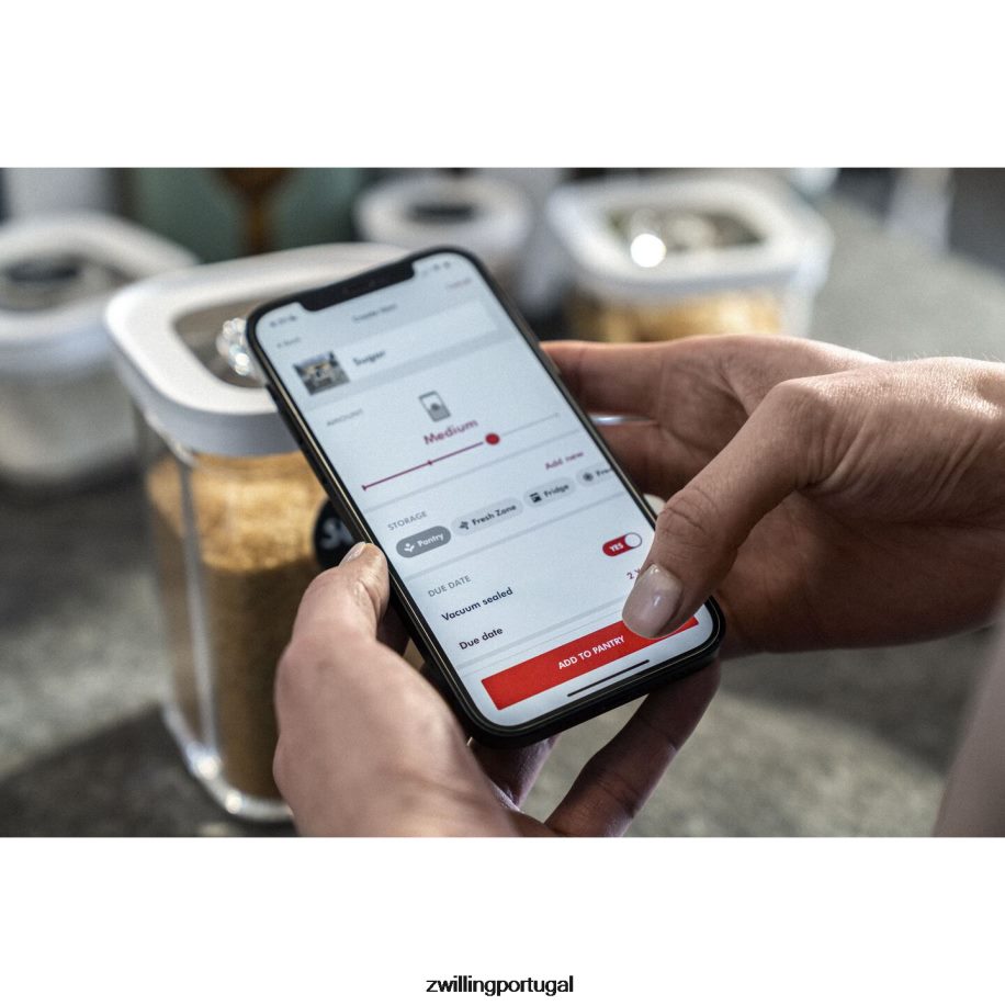 Zwilling cozinha 442PVP454 conjunto de recipientes para cubos frescos e salvos, s / 6 peças, branco transparente