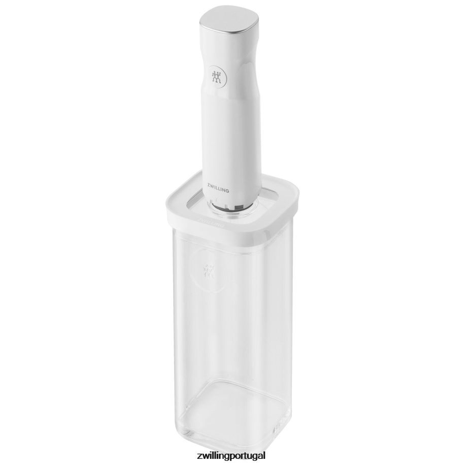 Zwilling cozinha 442PVP454 conjunto de recipientes para cubos frescos e salvos, s / 6 peças, branco transparente