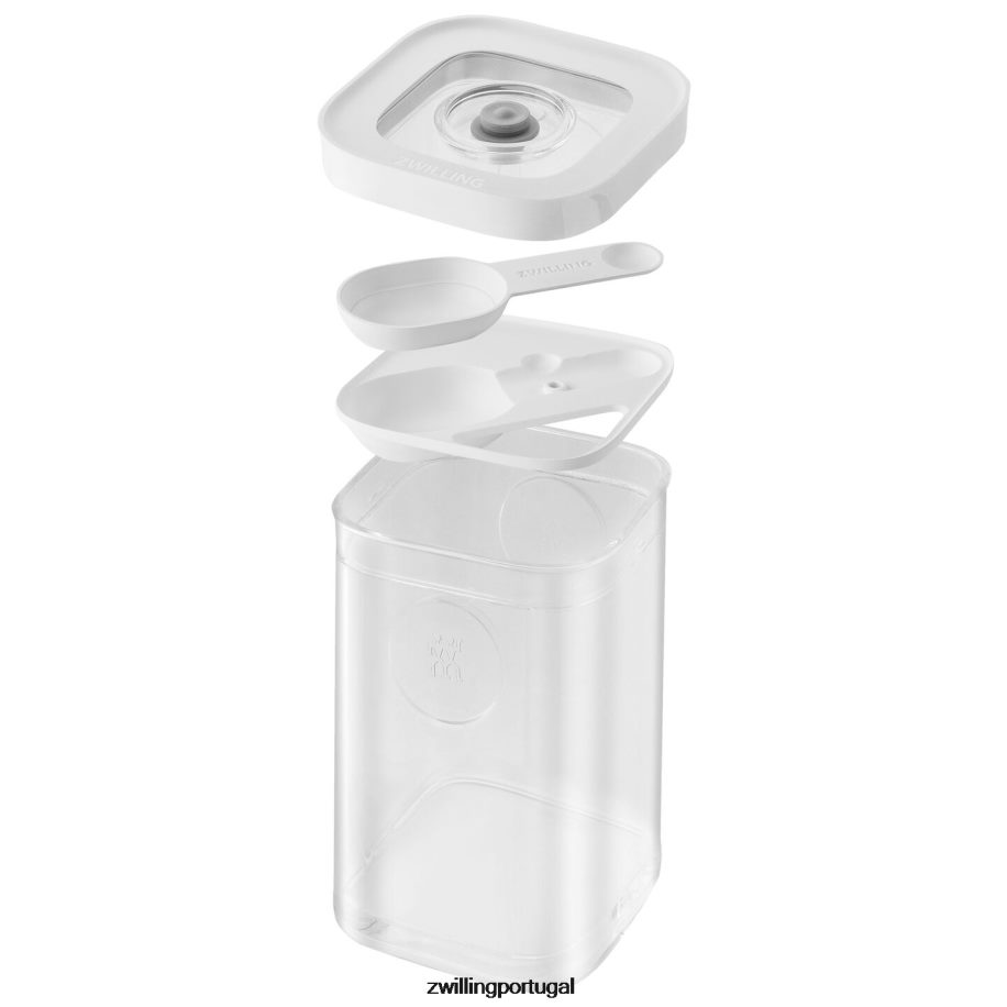 Zwilling cozinha 442PVP454 conjunto de recipientes para cubos frescos e salvos, s / 6 peças, branco transparente