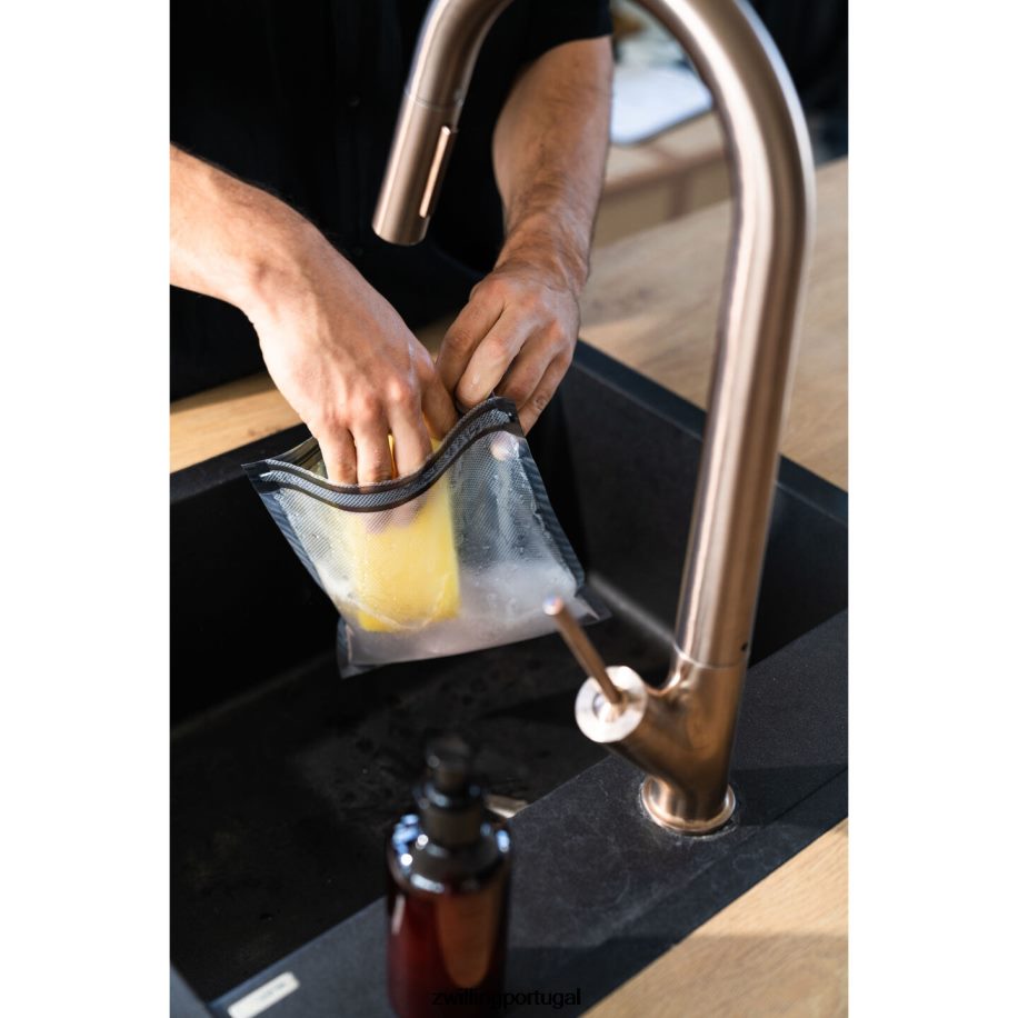 Zwilling cozinha 442PVP458 conjunto de saco de vácuo fresco e salvo s/m/l / 20 unidades, plástico