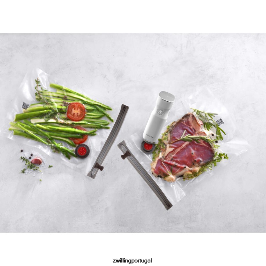 Zwilling cozinha 442PVP458 conjunto de saco de vácuo fresco e salvo s/m/l / 20 unidades, plástico