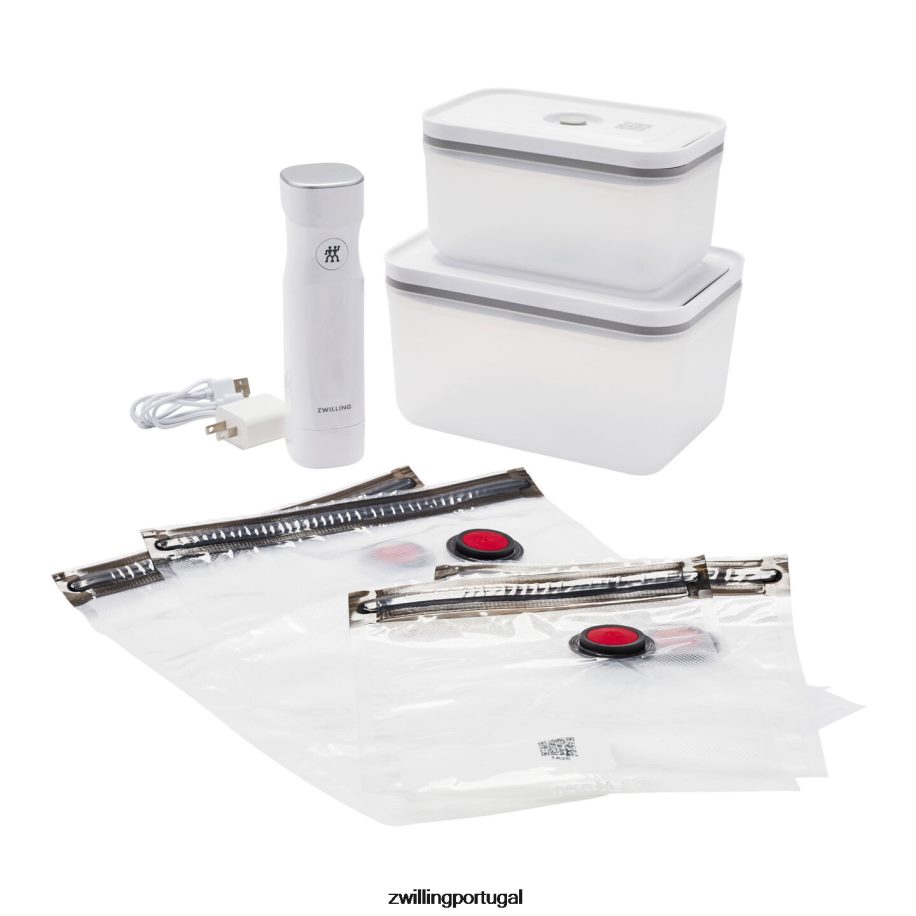 Zwilling cozinha 442PVP459 conjunto inicial de vácuo de plástico fresco e salvo / m/l, 7 peças