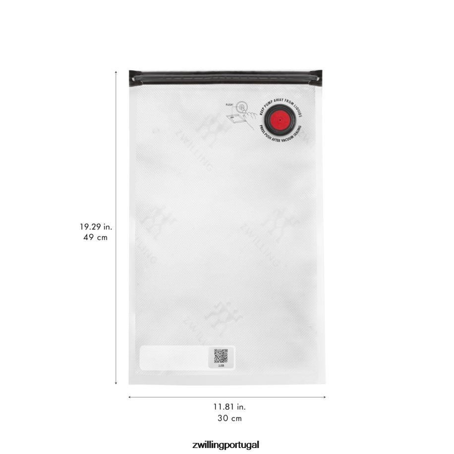 Zwilling cozinha 442PVP464 conjunto de saco de vácuo fresco e salvo s/m/l / 10 unidades, plástico
