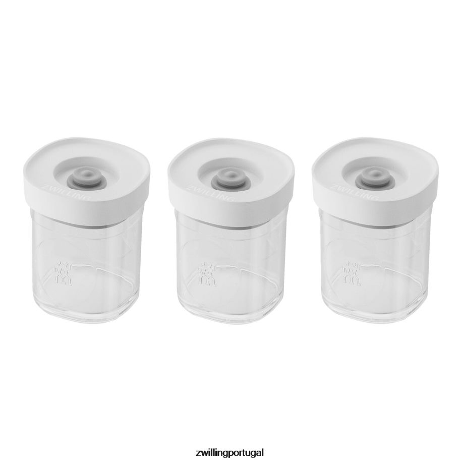 Zwilling cozinha 442PVP465 conjunto de especiarias em cubos frescos e salvos, xs / 3 peças, branco transparente