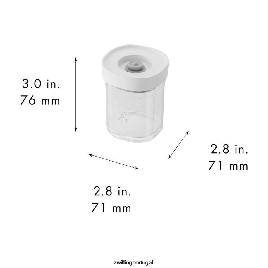 Zwilling cozinha 442PVP465 conjunto de especiarias em cubos frescos e salvos, xs / 3 peças, branco transparente