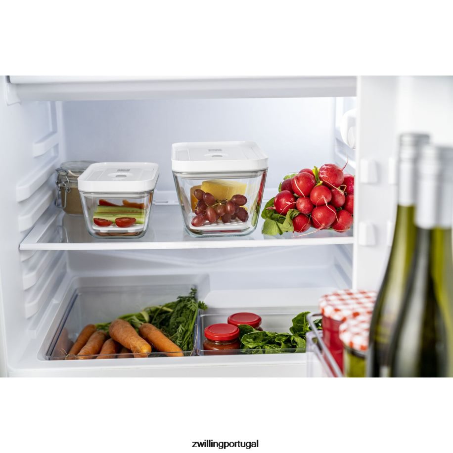 Zwilling cozinha 442PVP466 conjunto de bandeja coletora Fresh & Save para recipientes de vidro, m/l / 2 unidades