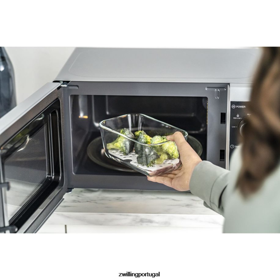 Zwilling cozinha 442PVP466 conjunto de bandeja coletora Fresh & Save para recipientes de vidro, m/l / 2 unidades