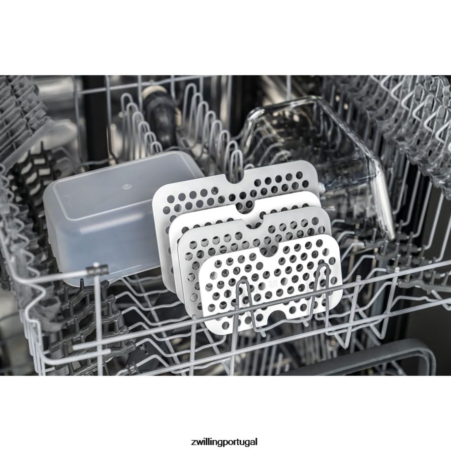 Zwilling cozinha 442PVP466 conjunto de bandeja coletora Fresh & Save para recipientes de vidro, m/l / 2 unidades