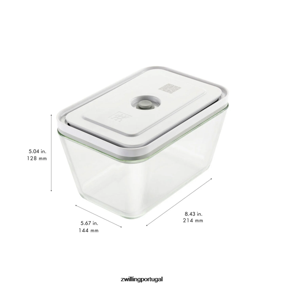 Zwilling cozinha 442PVP469 recipiente a vácuo Fresh & Save l, vidro, cinza
