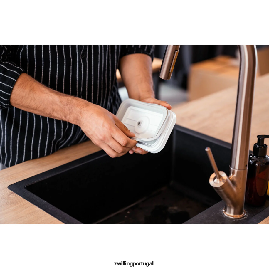 Zwilling cozinha 442PVP469 recipiente a vácuo Fresh & Save l, vidro, cinza