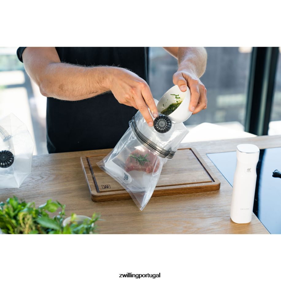 Zwilling cozinha 442PVP470 conjunto de saco de vácuo Fresh & Save l / 12 unidades, plástico