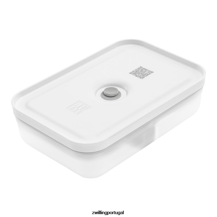 Zwilling cozinha 442PVP473 Fresh & save l lancheira plana a vácuo, plástico, cinza semitransparente