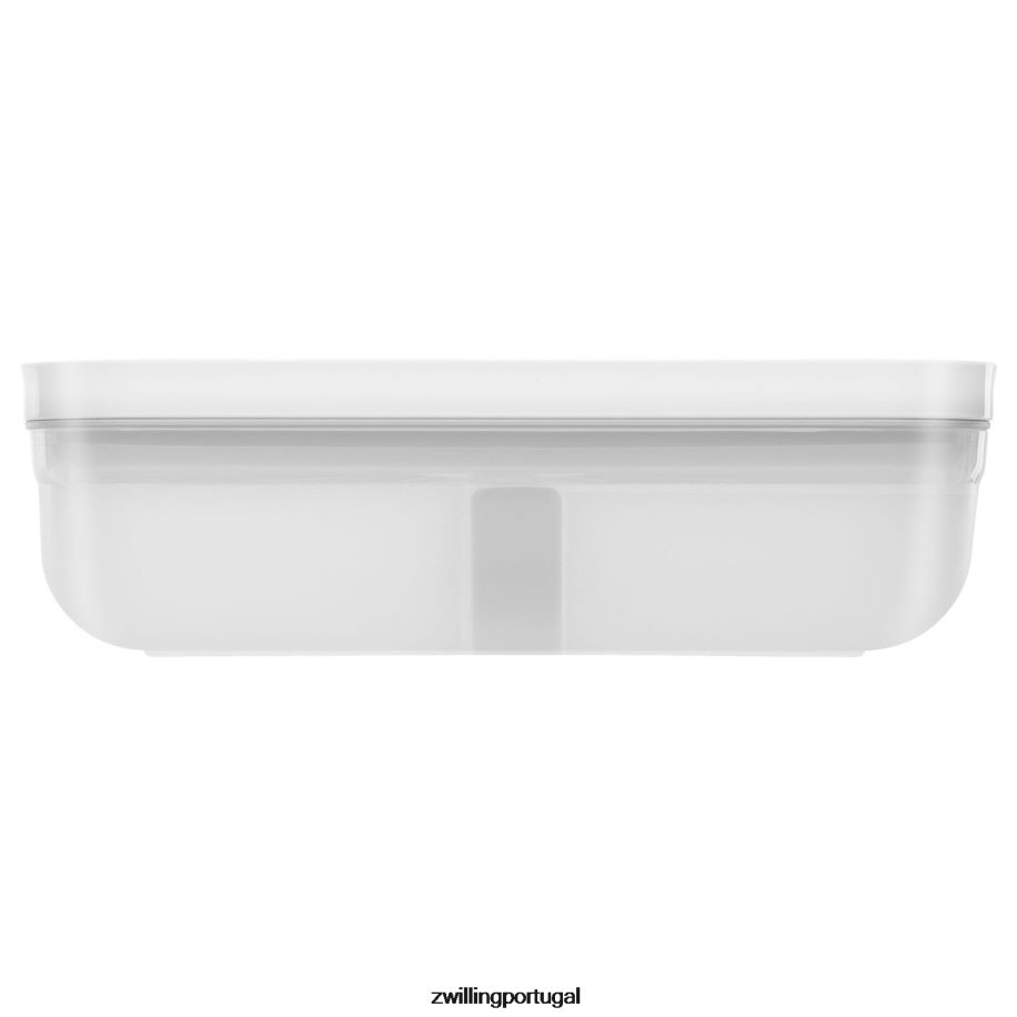Zwilling cozinha 442PVP473 Fresh & save l lancheira plana a vácuo, plástico, cinza semitransparente