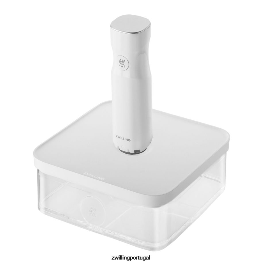 Zwilling cozinha 442PVP475 recipiente de cubo fresco e salvo l, 1,75 qt, branco transparente