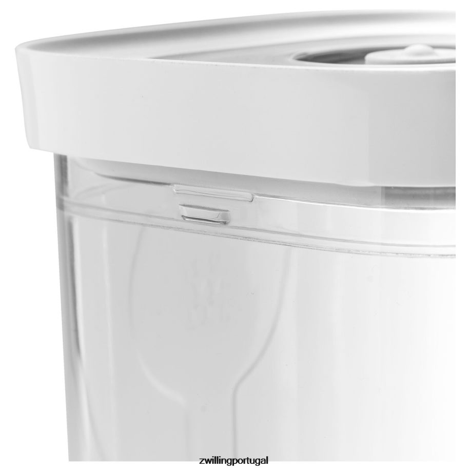 Zwilling cozinha 442PVP481 recipientes para cubos frescos e salvos, 0,35 qt, branco transparente