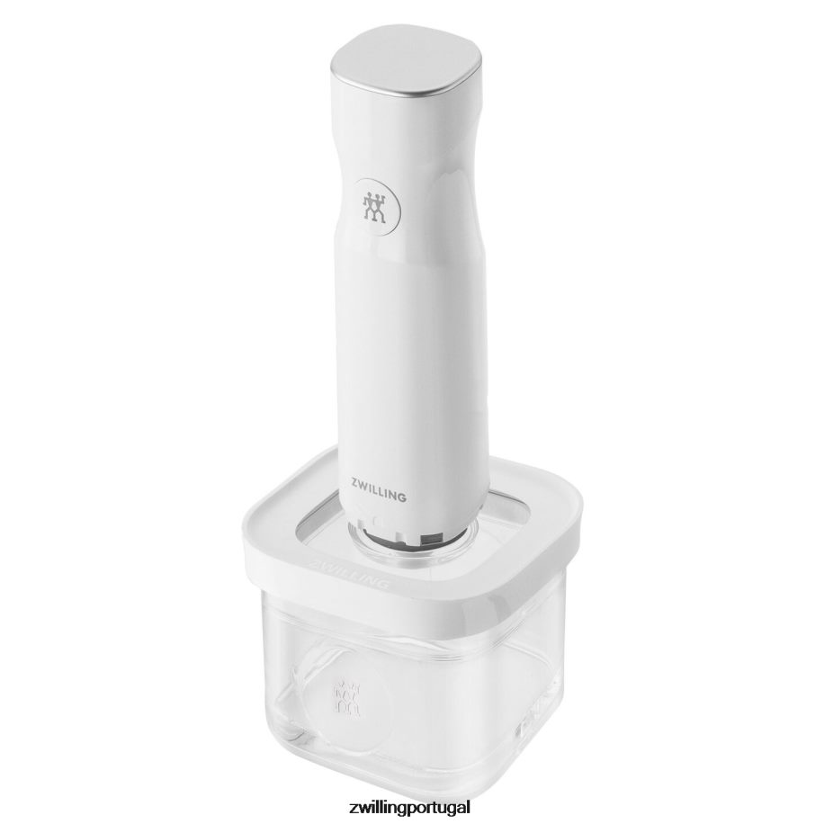 Zwilling cozinha 442PVP481 recipientes para cubos frescos e salvos, 0,35 qt, branco transparente