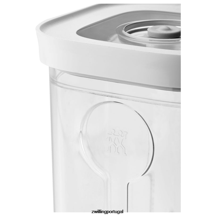 Zwilling cozinha 442PVP481 recipientes para cubos frescos e salvos, 0,35 qt, branco transparente