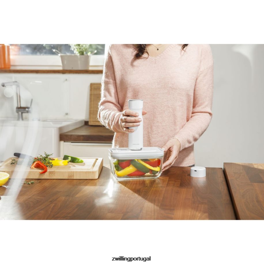 Zwilling cozinha 442PVP482 recipiente a vácuo Fresh & Save m, vidro, cinza