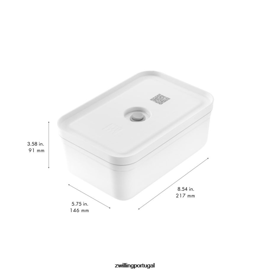 Zwilling cozinha 442PVP485 Fresh & save l lancheira a vácuo, plástico, branco-cinza
