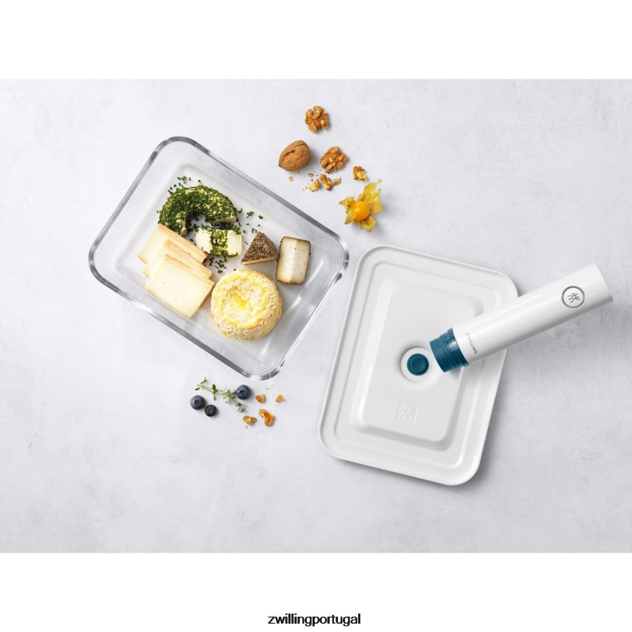 Zwilling cozinha 442PVP487 refrigerador a vácuo fresco e salvo, vidro, la mer