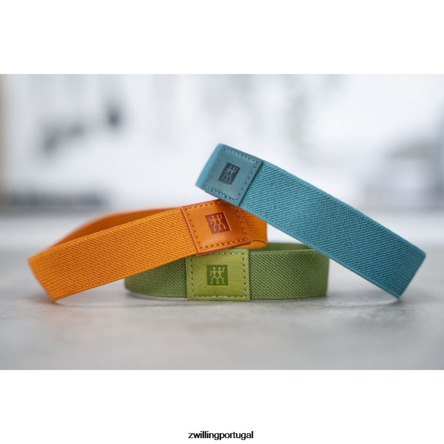 Zwilling cozinha 442PVP488 Conjunto de acessórios para vácuo Fresh & Save, faixas elásticas, 3 peças