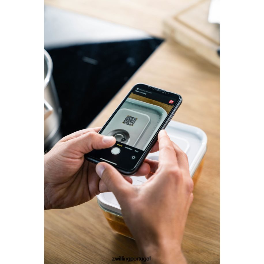 Zwilling cozinha 442PVP492 recipiente a vácuo Fresh & Save S, vidro, cinza