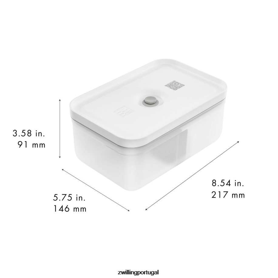 Zwilling cozinha 442PVP493 Fresh & save l lancheira a vácuo, plástico, cinza semitransparente