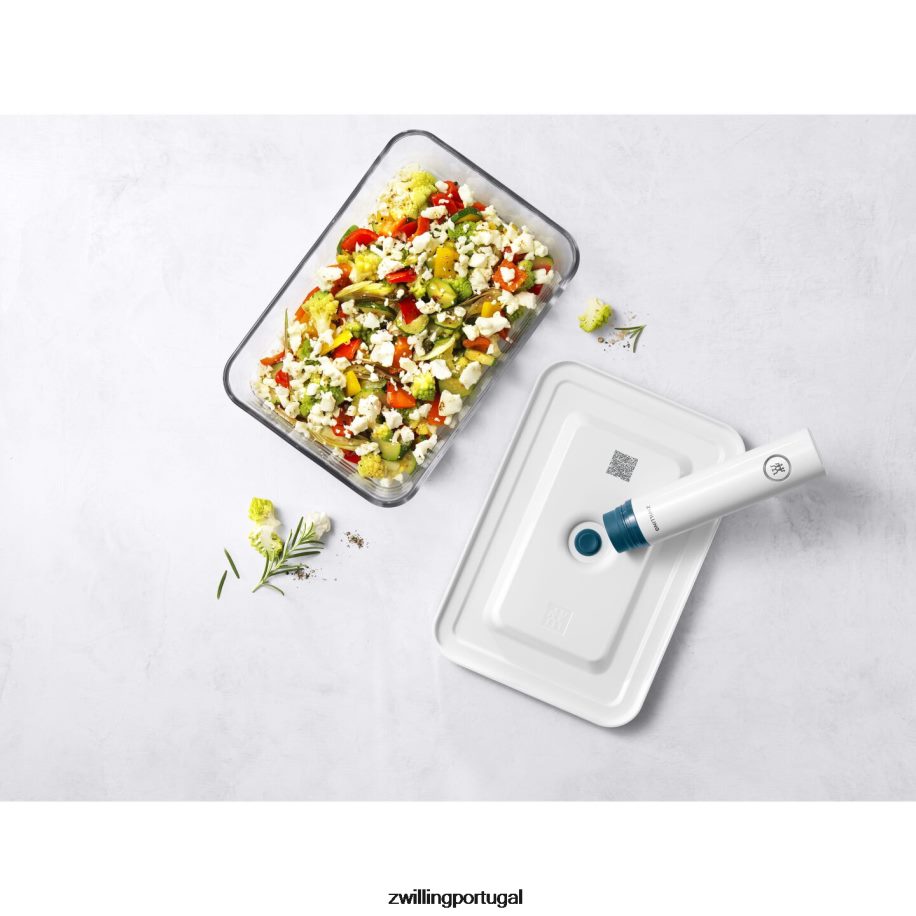 Zwilling cozinha 442PVP498 prato gratinado a vácuo fresco e salvo, vidro, la mer