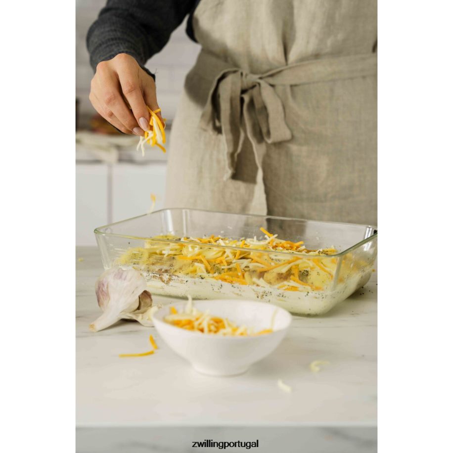 Zwilling cozinha 442PVP498 prato gratinado a vácuo fresco e salvo, vidro, la mer