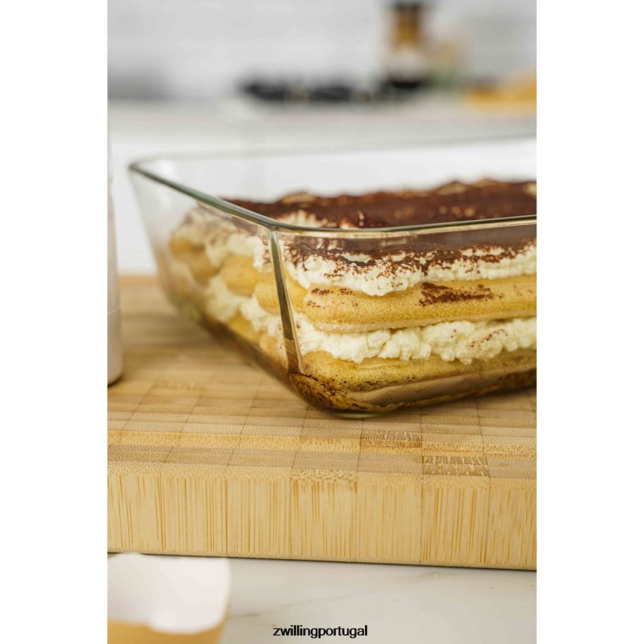 Zwilling cozinha 442PVP498 prato gratinado a vácuo fresco e salvo, vidro, la mer