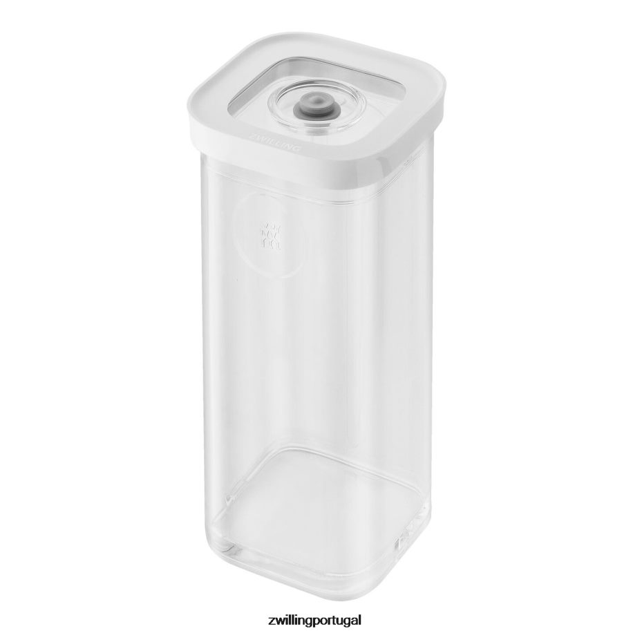 Zwilling cozinha 442PVP499 recipiente de cubo fresco e salvo 3s, 1,25 qt, branco transparente