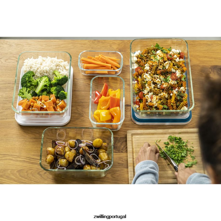 Zwilling cozinha 442PVP500 caixa de vácuo fresca e salva, vidro, la mer
