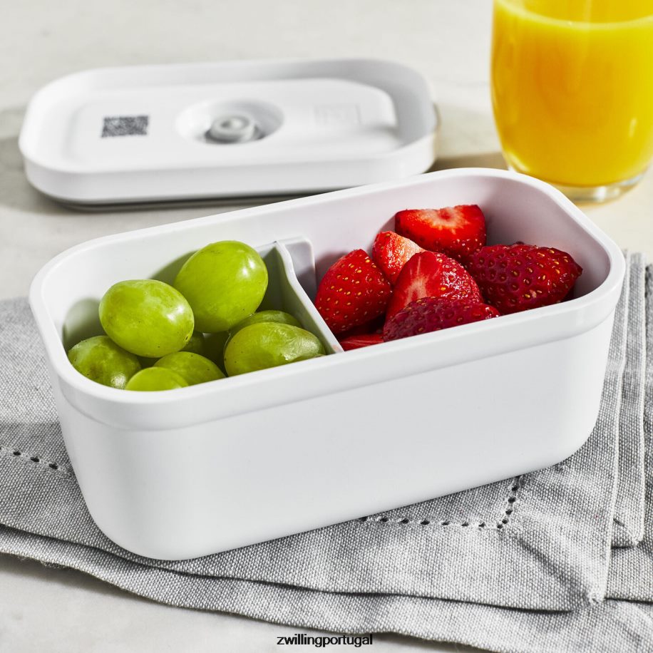 Zwilling cozinha 442PVP501 lancheira a vácuo Fresh & Save S, plástico, branco-cinza