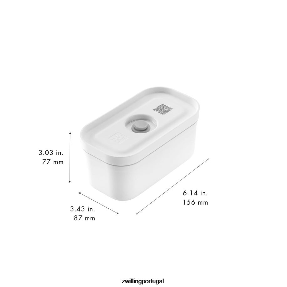 Zwilling cozinha 442PVP501 lancheira a vácuo Fresh & Save S, plástico, branco-cinza