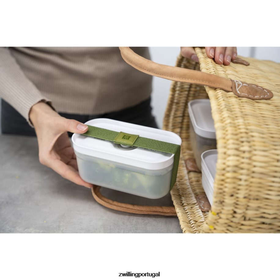 Zwilling cozinha 442PVP502 lancheira a vácuo Fresh & Save S, plástico, cinza semitransparente