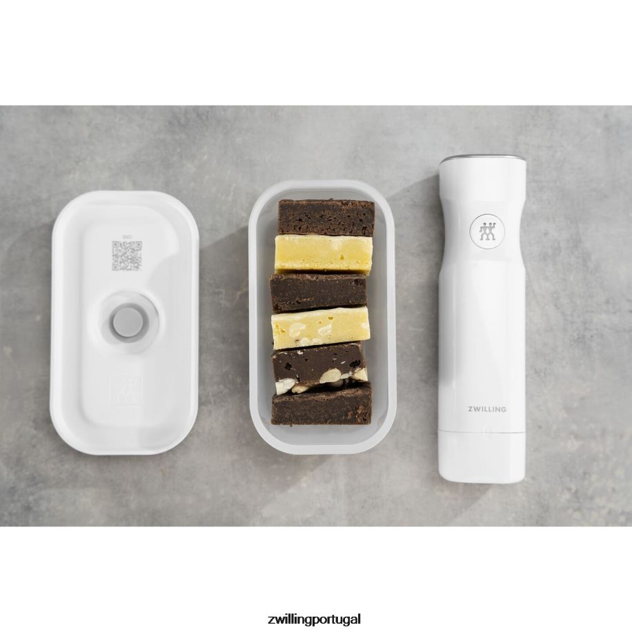 Zwilling cozinha 442PVP502 lancheira a vácuo Fresh & Save S, plástico, cinza semitransparente