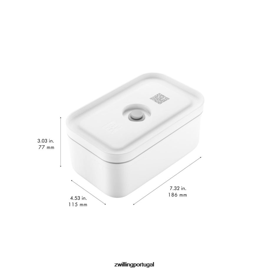 Zwilling cozinha 442PVP504 lancheira a vácuo Fresh & Save m, plástico, branco-cinza