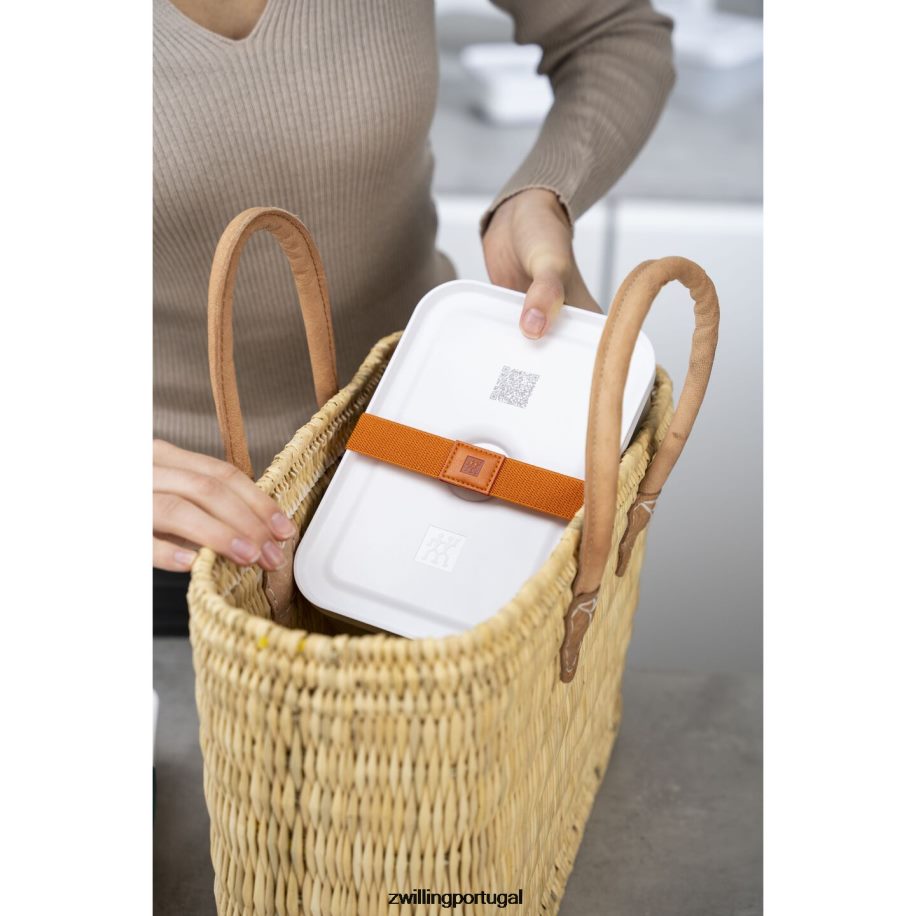 Zwilling cozinha 442PVP504 lancheira a vácuo Fresh & Save m, plástico, branco-cinza