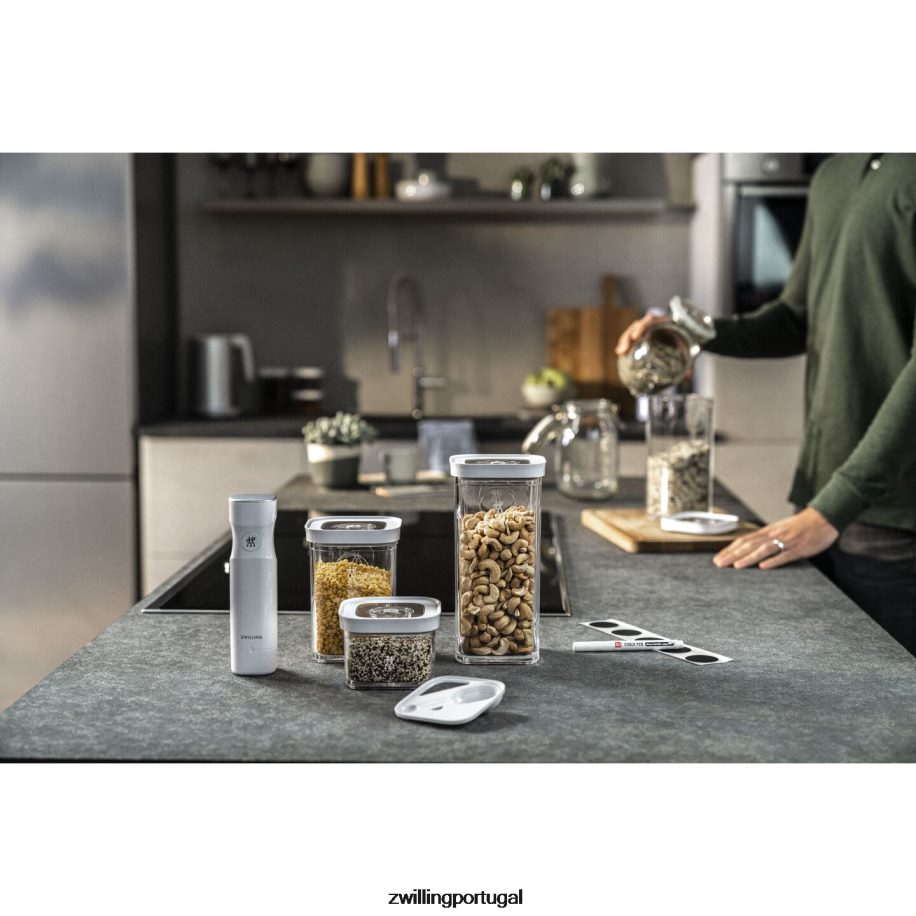 Zwilling cozinha 442PVP510 inserção de cubo fresco e salvo com colher medidora, s