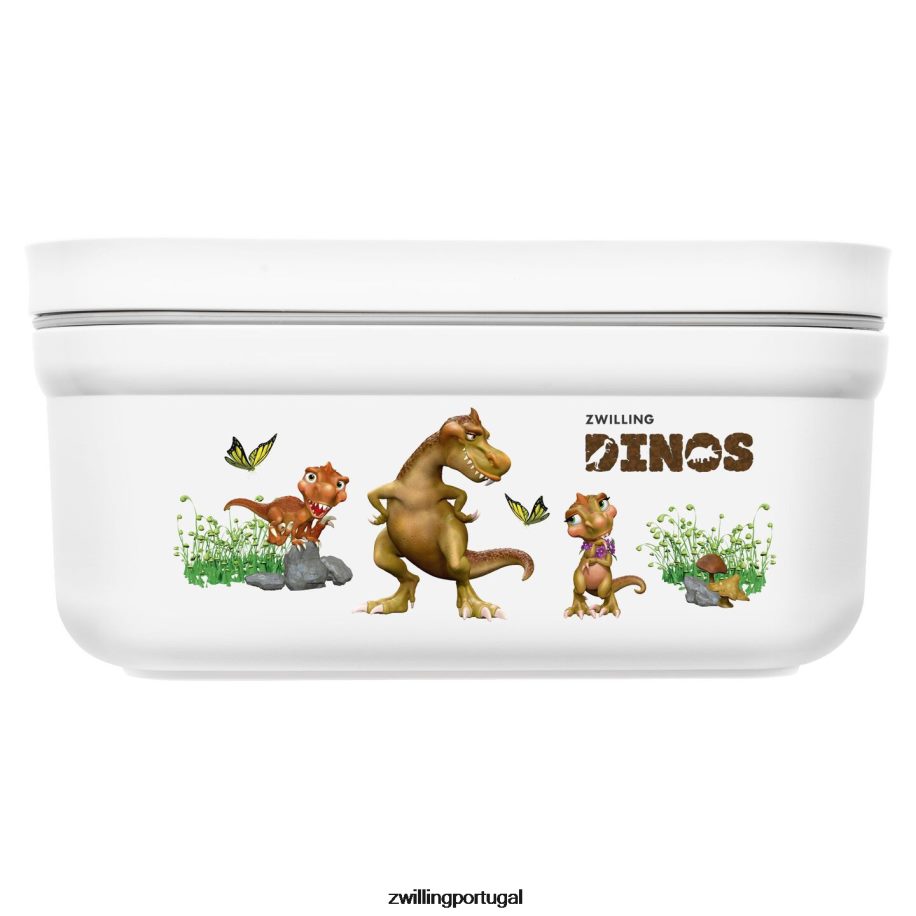 Zwilling cozinha 442PVP511 lancheira a vácuo Fresh & Save S Dinos, plástico, branco-cinza