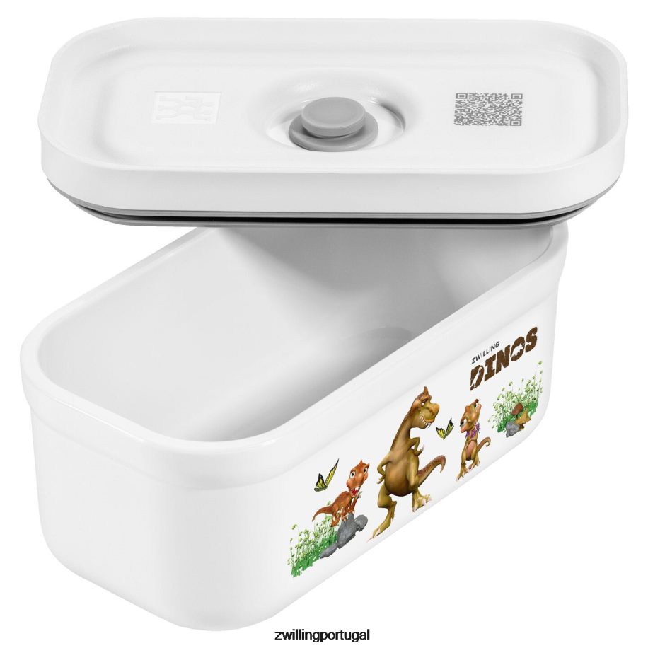 Zwilling cozinha 442PVP511 lancheira a vácuo Fresh & Save S Dinos, plástico, branco-cinza