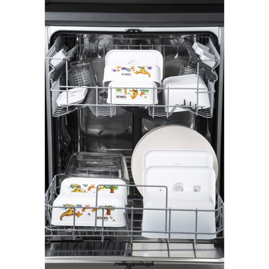 Zwilling cozinha 442PVP511 lancheira a vácuo Fresh & Save S Dinos, plástico, branco-cinza